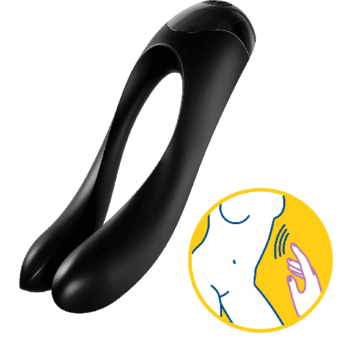 [J2018-121-2] Candy Cane Black Satisfyer