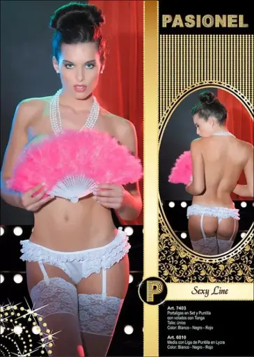 Portaligas Set y Puntilla con Volados