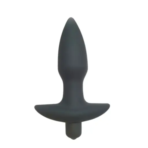 [ST-SI045BLACK] PLUG 1 - Negro con vibrador