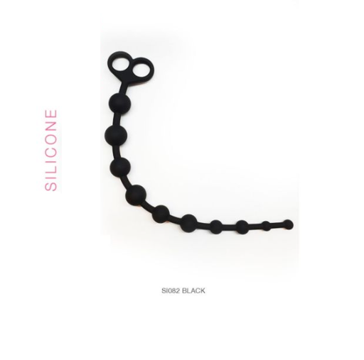 [ST-SI082-BLACK] ANAL BEADS 1 - Negro