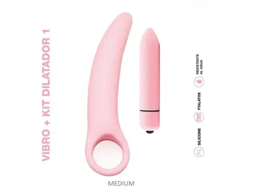 [ST-TOY-014-V-M] KIT VIBRO + DILATADOR 1 MEDIUM