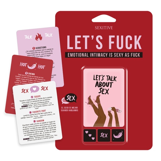 [SXT-GLO11] Let's Fuck juego de cartas + dados