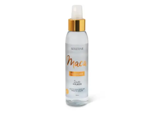 [SXT-S03] Aceite masajes SensBomb efecto calor - MACA 130 ml