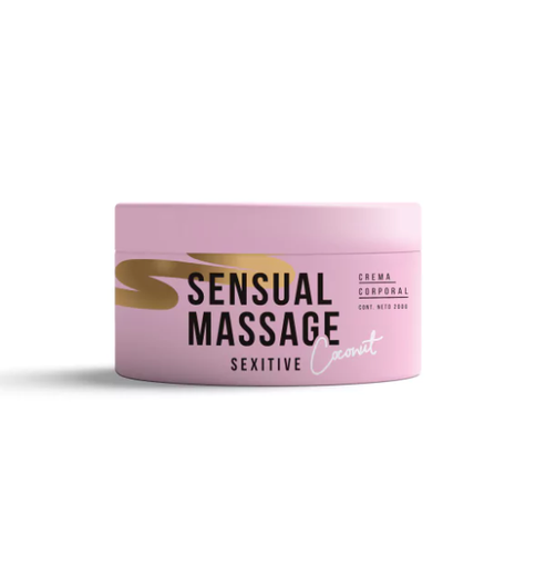 [SXT-SM04] Crema Para Masajes Sensual Massage Coconut 200g