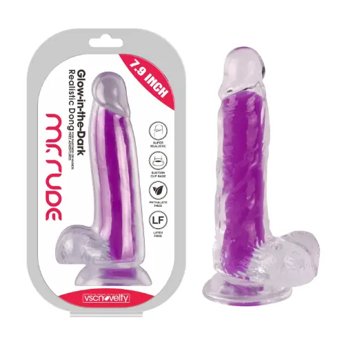 [VN-210100-Purple] Mr. Rude 7.9 (Brilla en la Oscuridad) Dong Purple