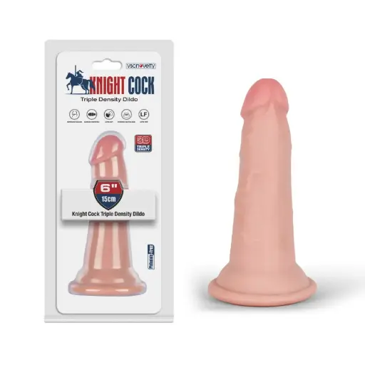 [VN-317001] Dildo 3D Triple Densidad Realista 6" Knight Cock