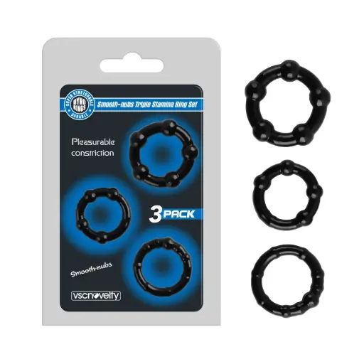 [VN-343002-Black] Set de Anillos