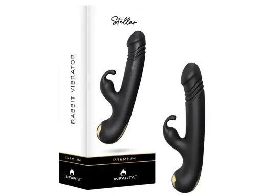 [FT-880301] Rabbit Vibrador Stellar Sube y Baja 