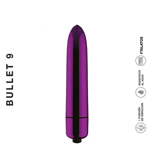 [ST-VB005-PURPLE] Estimulador de clitoris BULLET 9 Violeta