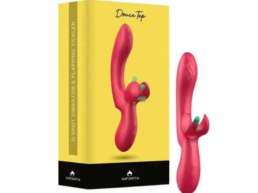 [FT-752339] Vibrador Punto G Con Movimiento - Vibrator With Flapping Tickler Doucetap