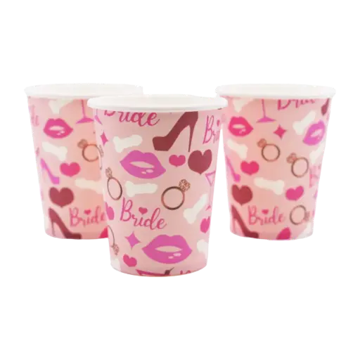[CDS-04315] Vaso Polipapel Despedida de Soltera x6 un.