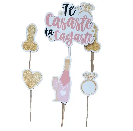 [CDS-001] Cake Topper TC Despedida soltera