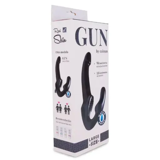 [90-000-22] Gun Macizo Negro StrapOn