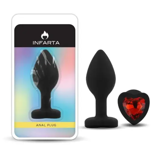 [FT-570827] Anal Plug Silicona Corazon - S