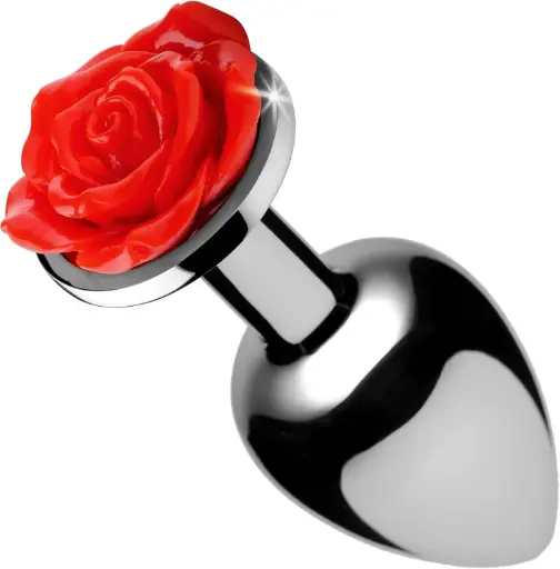 [NY-JS-018-S] Plug Anal con Rosa Small