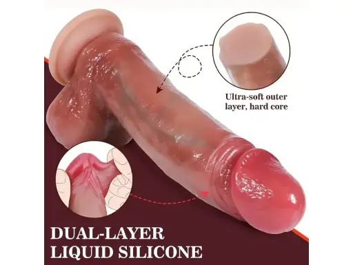 [QYL-011] Dildo Realistico Pellizcable con ventosa