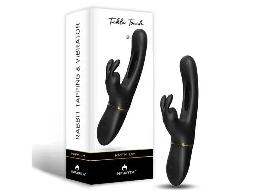 [FT-880294] Rabbit Vibrador con Pulsacion -Tickle Touch