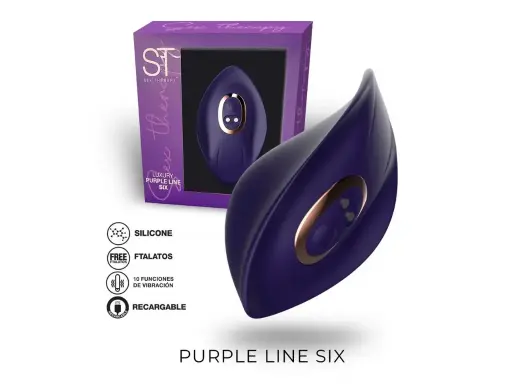 [ST-VB-0605] Vibrador Clitorial Luxury purple Line Six