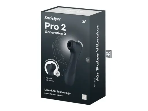 [j2018-u2-9-2] Succionador y Pulsaciones APP - Satisfyer Pro 2 Gen 3 - Negro 