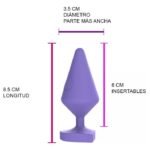 Small Luv Heart Plug – Purple