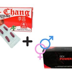 Combo Li Chang x4 Capsulas + SEX POWER x30 comprimidos