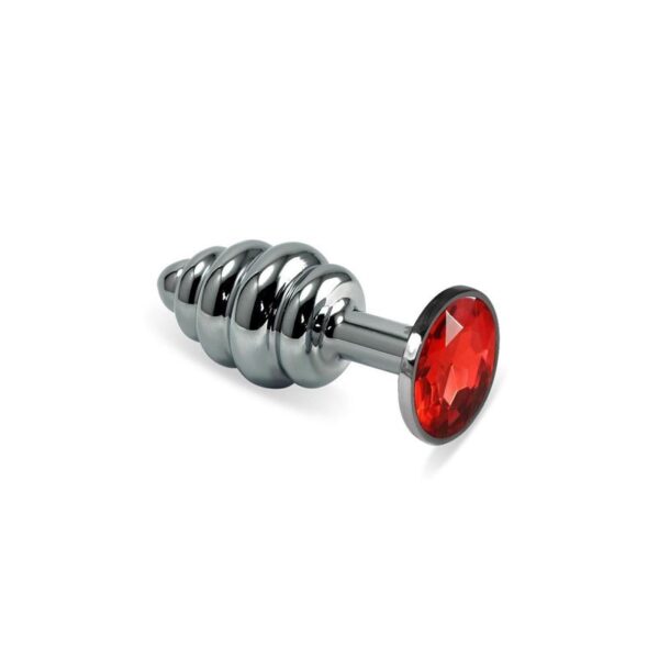 Plug Anal Metal Texturado Medium
