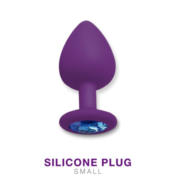Plug Silicona Purpura Small