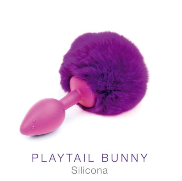 PLUG COLA POMPON FUCSIA