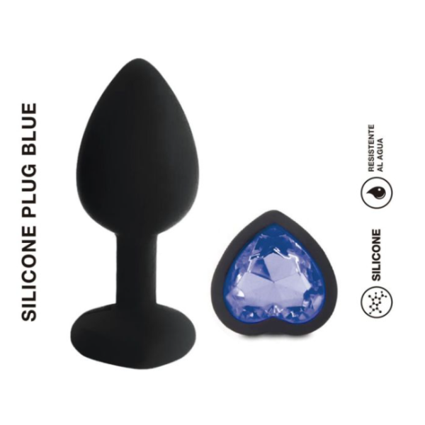 Plug Silicona Corazon  - L Grande