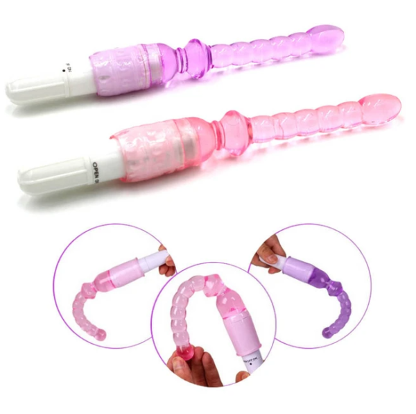 Vibrador anal - Felpa de Nailon - Imagen 2