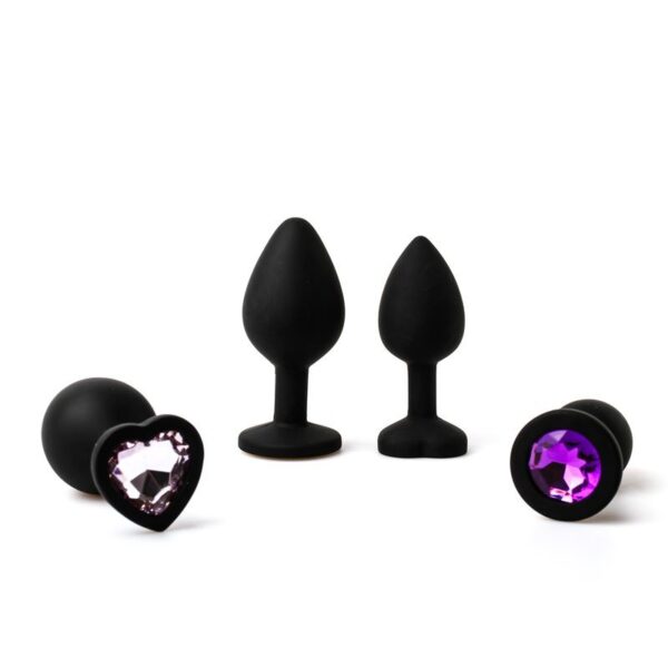Plug Anal Silicona Joya Corazon Small - Imagen 3
