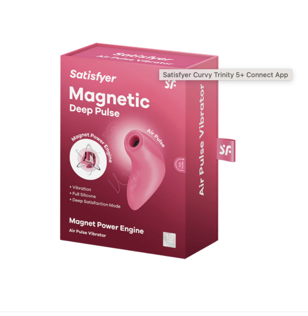 Magnetic Deep Pulse (Pink) - Vibrador con succionador - Imagen 3