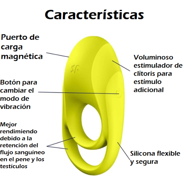 Spectacular Duo Ring - Anillo vibrador - Imagen 3