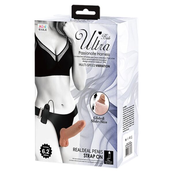 Arnes Vibrador 13cm x 4cm - Strap on - Imagen 2