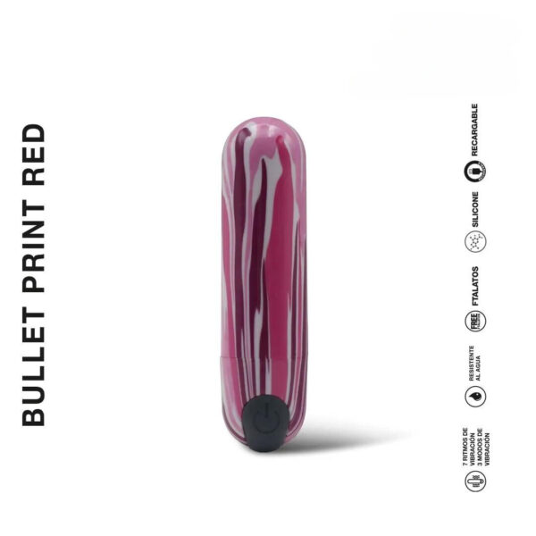 Bala Bullet Print Red