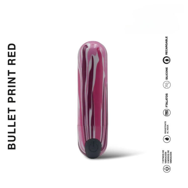 Bala Bullet Print Red