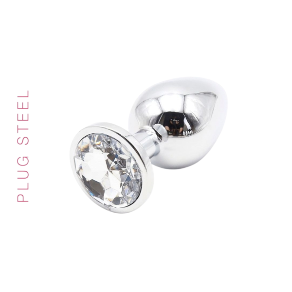 Anal Plug Steel Cristal Small