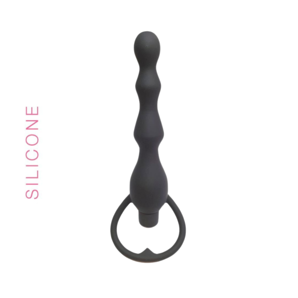 Plug anal con vibro negro - Inexpusable