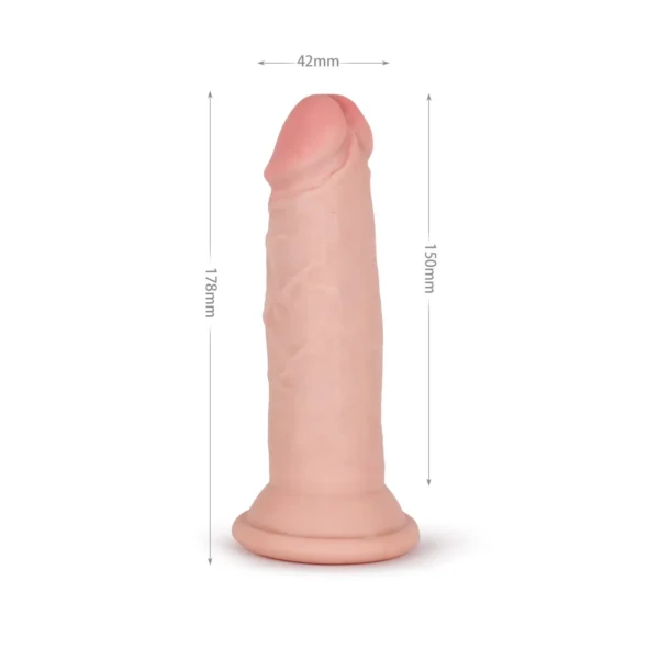 Dildo Pellizcable Triple Densidad - Imagen 3