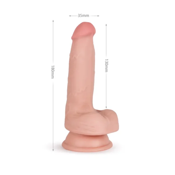 Dildo Realistico Pellizcable - Triple Densidad - Imagen 2