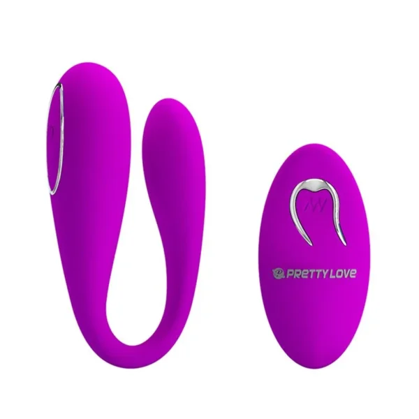 Vibrador Algernon Para Parejas Recargable Control Remoto - Imagen 2