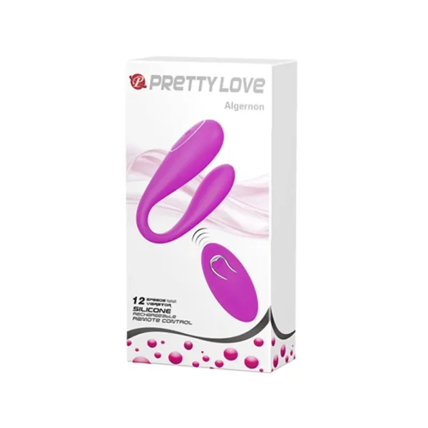 Vibrador Algernon Para Parejas Recargable Control Remoto