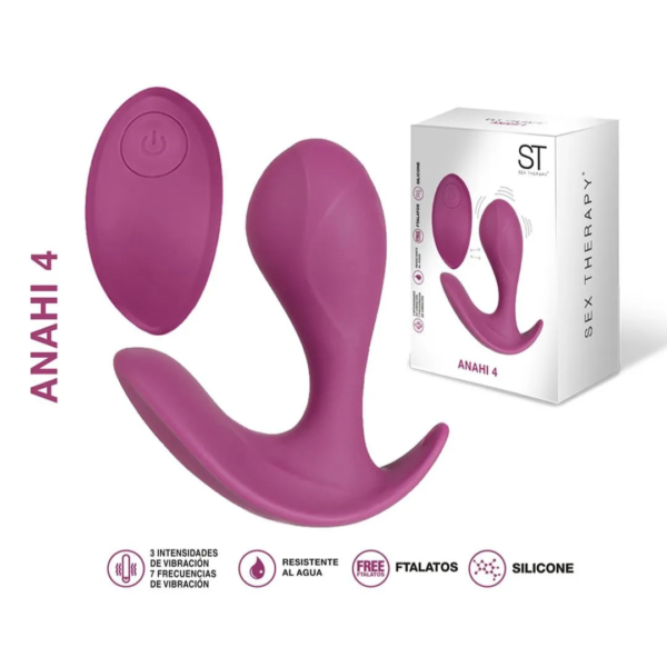 Anahi 4 - Vibrador Doble Estimulador con Control