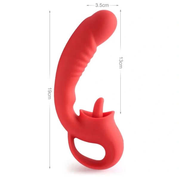 Vibrador con Lengua Con Movimiento - Imagen 2