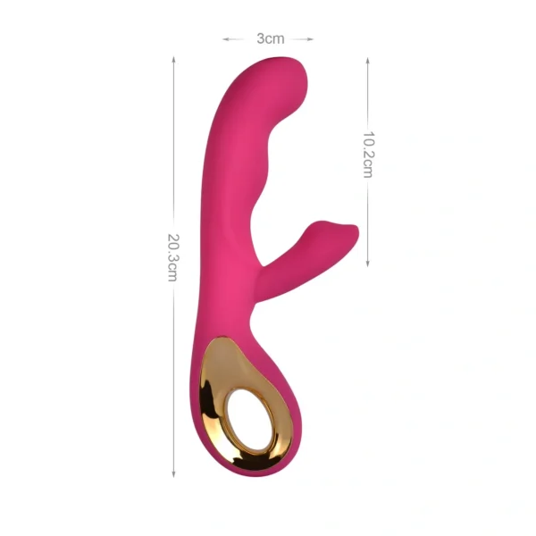 8”V-Fantasy Slimline Curve Vibrator - Imagen 2