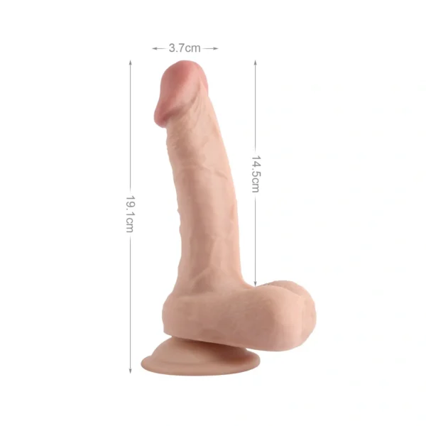 Dildo Realistico con Ventosa Cyber Skin - 19Cm - Imagen 2