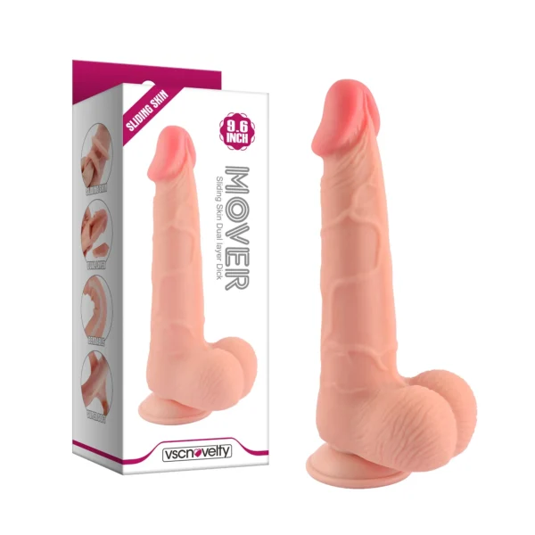 Dildo Realistico Con Ventosa Cyber Skin 24.5 cm