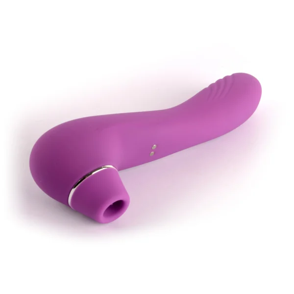 Vibrador con Succionador Recargable - Imagen 3