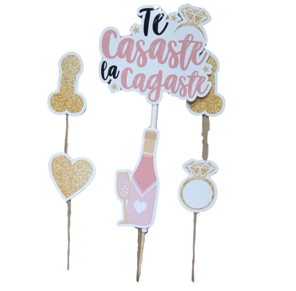 Cake Topper TC Despedida soltera