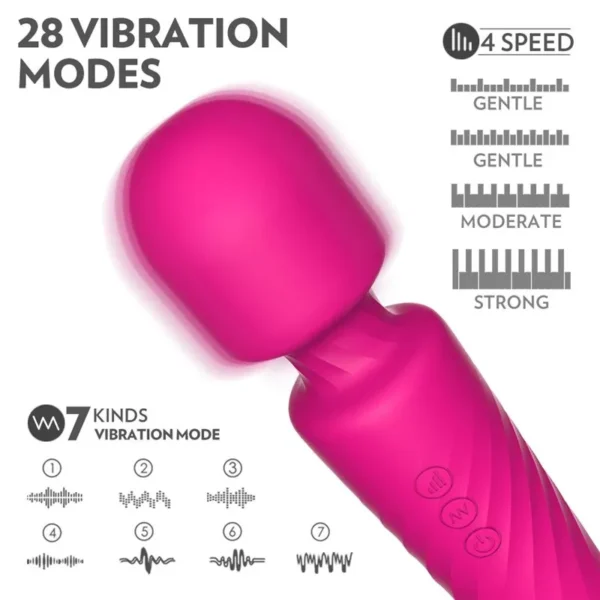 Hero Masajeador Vibrador - Negro - Imagen 2